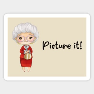 Golden girls Sophia Sticker